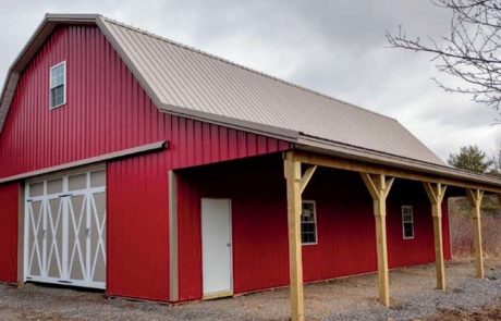 Barn metal roofing and siding