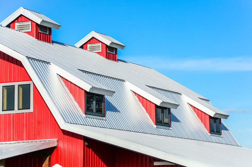 Residential metal roofing and siding